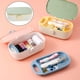thumbnail image 2 of Kits de costura portátiles, 16 hilos de colores, agujas, bolsa de almacenamiento, caja de costura, juego para coser, acolchar, viajar, coser, remendar, herramientas, accesorios de costura Verde, 2 of 8