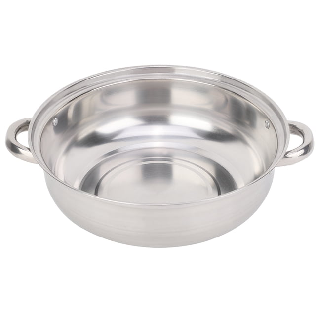 Olla Vaporera De 2 Capas, Utensilios De Cocina De Acero Inoxidable, 27 Cm/11 Pulgadas