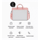 thumbnail image 2 of Bolsa Para Laptop 15.6'' Pulgada Impermeable Portatil Rosa, 2 of 3