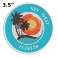 thumbnail image 4 of Key West, Florida Sunset Scene Embroidered Premium Patch DIY Iron-on or Sew-on Decorative Badge Emblem Vacation Souvenir Travel Gear Clothes Appliques, 4 of 4