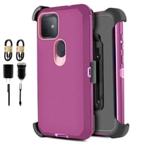 Value Pack ! for T-Mobile Revvl 4 Plus Phone Case 360° Cover Clip Kickstand Holster Hybrid Shock Bumper
