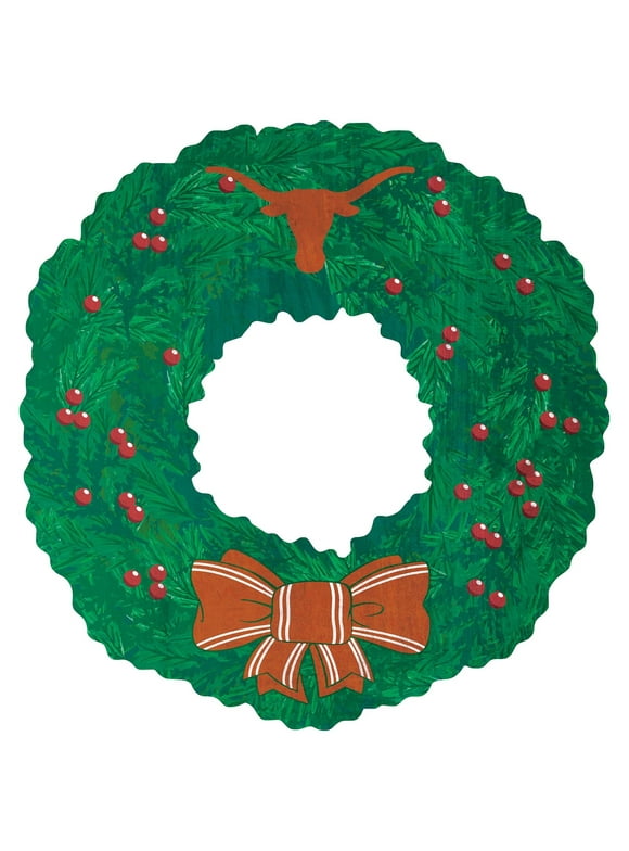Texas Longhorns 16'' Team Wreath Sign