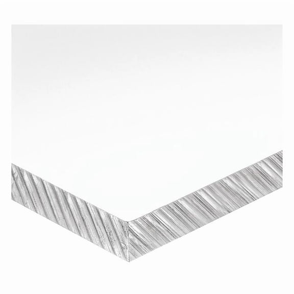 Colorless Polycarbonate Sheet Stock 24" L x 12" W x 0.118" Thick