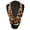 Brown and white, variant on HONCLL African Style Big Colorful Wood Necklace Stylish Clavicle Chain with Multi Layer
