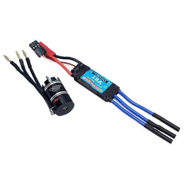 YSIDO Mini 1525 8-12A Motor sin escobillas + 18A ESC para 1/24 1/28 1/32 RC MINI-Z Coches Hugtrwg Para estrenar