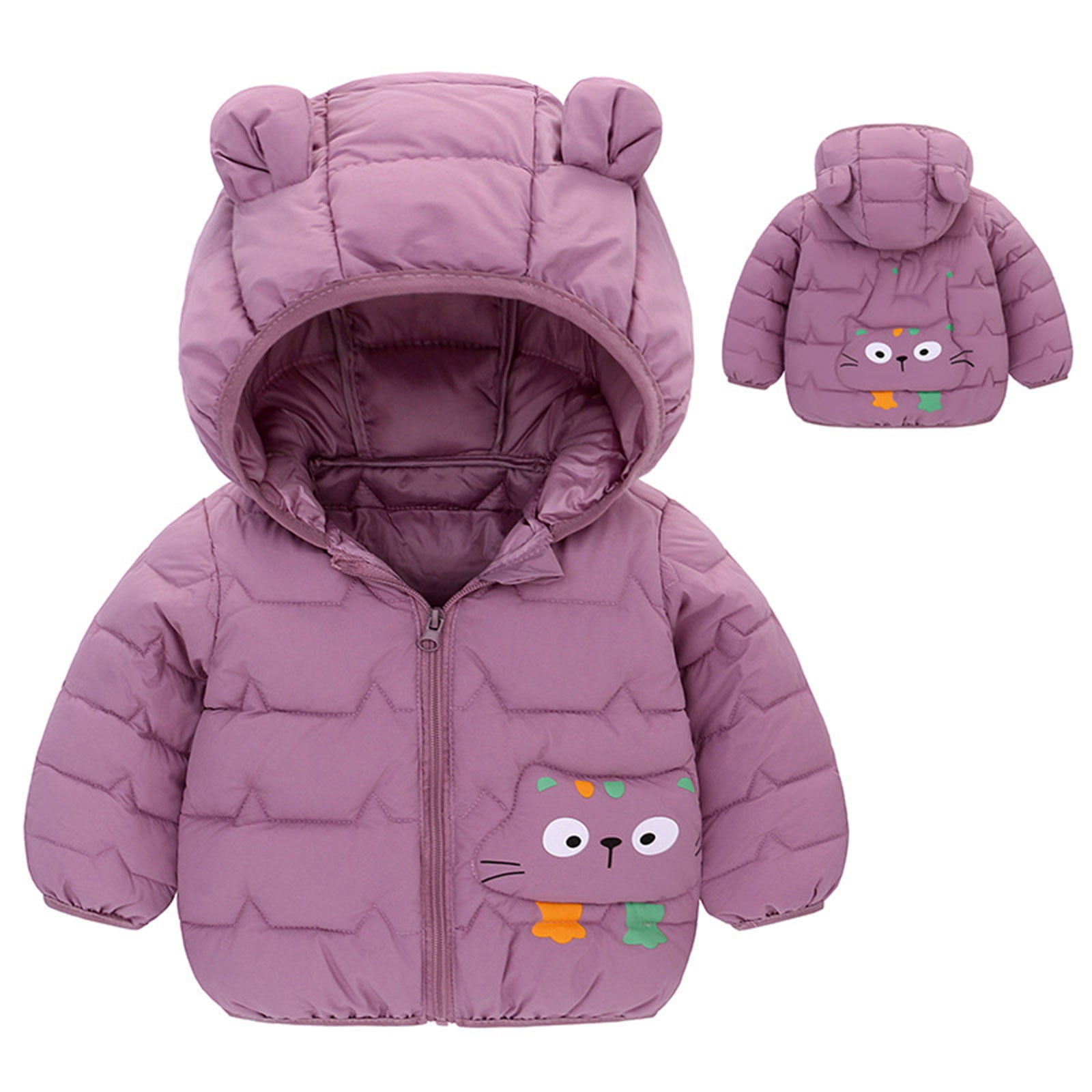 ♡bebe♡　0912 Otqutp Baby Cute Tops Toddler Winter Jacket Boys Girls Winter Cute