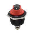 thumbnail image 1 of Interrupteur de batterie 12V 200 32vdc max mini on-off batterie isolement interrupteur rotatif pour moto Marine bateau caravane voiture vhicules, 1 of 4