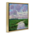 thumbnail image 2 of Stupell Industries Rustic Lodge Marsh Creek Under Serene Clouds Gold Floating Frame Canvas Art, 25 x 25, by Carson Overstreet, 2 of 8