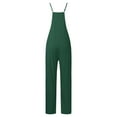 thumbnail image 5 of TAIAOJING Jumpsuits For Women Casual Summer Fashion Yoga Square Neck Strap Jumpsuit Training Rib Sleeveless Solid Color Sports Jumpsuit, 5 of 7
