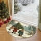 thumbnail image 5 of Decoraciones navideñas, adornos navideños, alfombra navideña, tapete semicircular para puerta de entrada, tapete absorbente antideslizante para el hogar, tapete antimanchas, tapete antideslizante para, 5 of 6