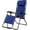 Blue, variant on Zero Gravity Outdoor Portable Folding Camping Lawn Deck Patio Pool Recliner Lounge Chair for Adults, Adjustable Headrest, Black