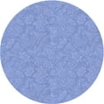 thumbnail image 1 of Ahgly Company Indoor Round Patterned Day Sky Blue Area Rugs, 6' Round, 1 of 6