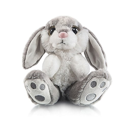 gray stuffed bunny