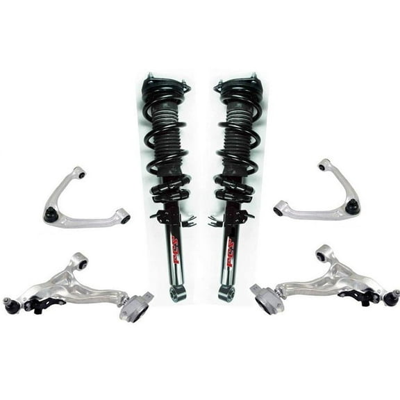 Front Struts & Control Arms for Infiniti G37 4 Door Sedan Rear Wheel Drive 09-10