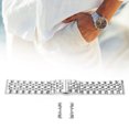 thumbnail image 4 of Stainless Steel Watch Band, Practical To Use Exquisite Appearance Ergonomic Design Long Service Life Watch Bands  For Outdoor 24mm, 4 of 8