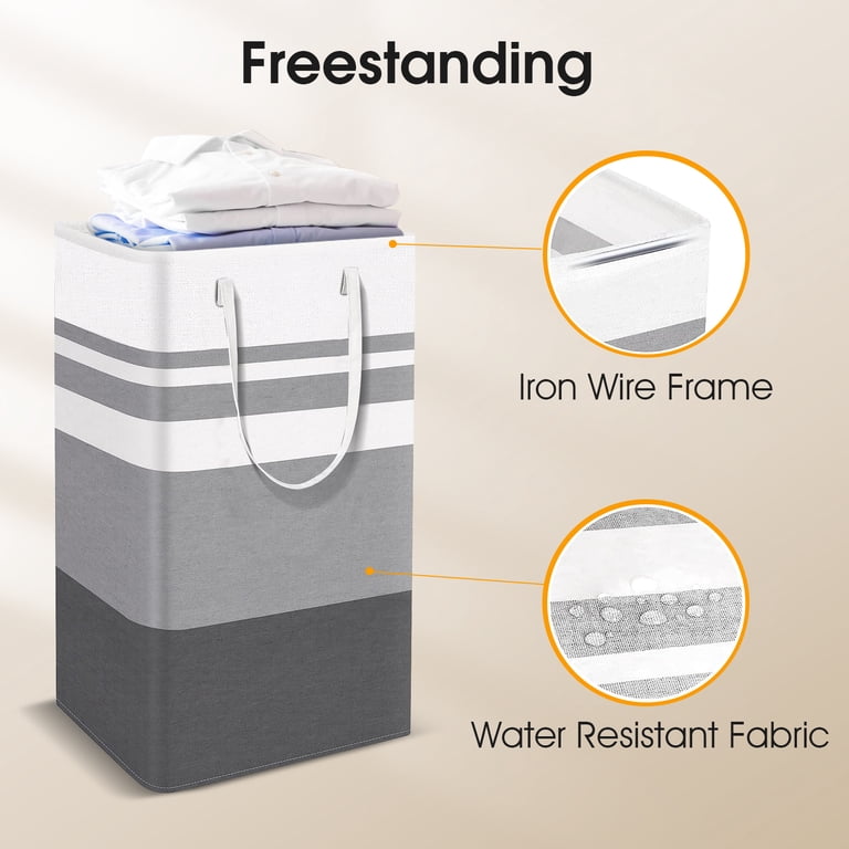 Qunler 2-Pack 75L Large Freestanding Laundry Hampers photo 8
