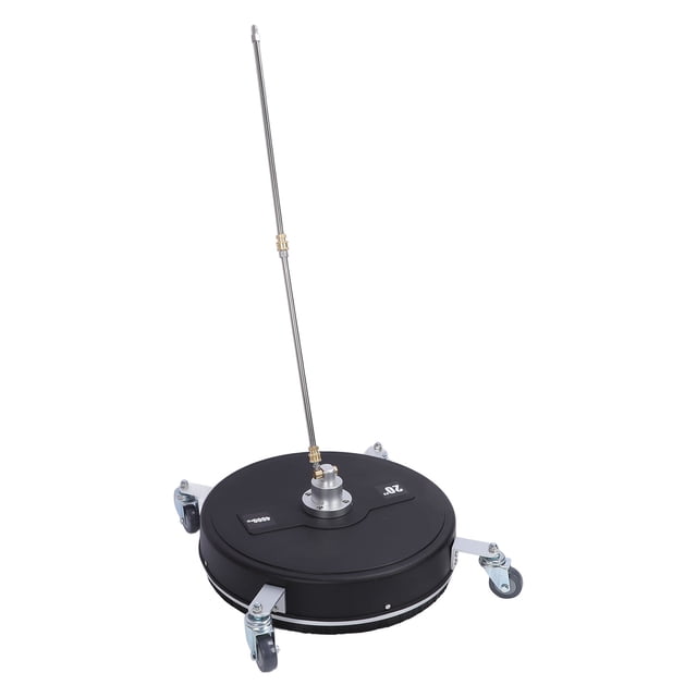 Stainless Steel Power Washer Accessory, High Efficiency Pressure Washer Surface Cleaner Multifunctional 20 Inch with 4 Wheels for Patio
