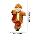 thumbnail image 3 of Ladder Climbing Musical Santa Claus Toy For Kids Electric Christmas Doll With Lights And Music Holiday Decoration, 3 of 9
