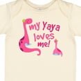 thumbnail image 4 of Inktastic My Yaya Loves Me Granddaughter Dinosaur Girls Baby Bodysuit, 4 of 5