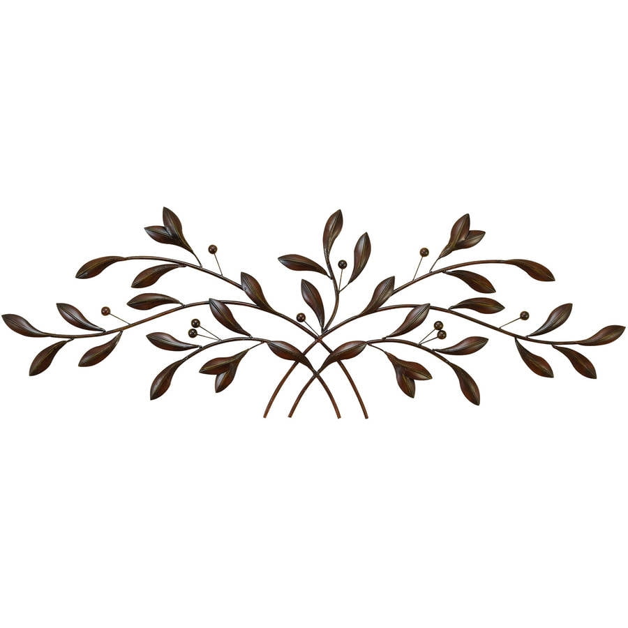 Decmode Metal Wall Decor, Brown