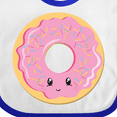 thumbnail image 4 of Inktastic Light Pink Donut Boys or Girls Baby Bib, 4 of 4