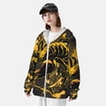 thumbnail image 3 of Balery Urban Graffiti Scorpion Illustration Sudadera ligera de manga larga con capucha y protección solar UPF 50+ para hombre y mujer, ideal para pesca y running-XX-Large, 3 of 7