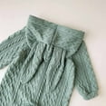 thumbnail image 6 of GigrtiJin Fall Newborn Baby Boy Girl Solid Color Romper Sets Infants Hooded Cotton Outfit Casual Warm Sweater Set, 6 of 9