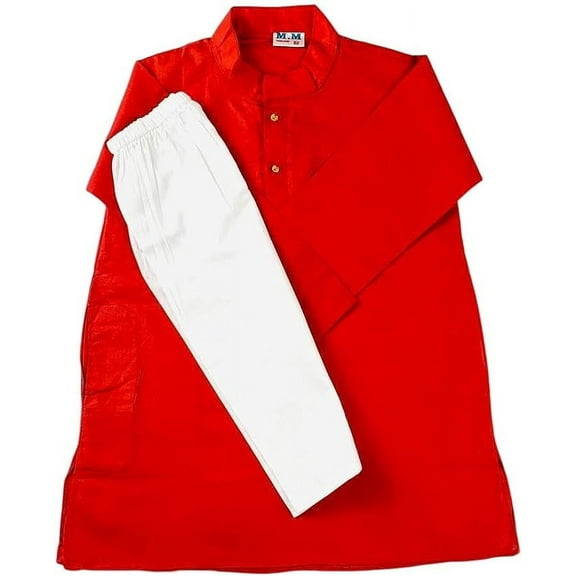 Bellisimo Fashion Boys Indian Plain Kurta Set
