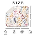 thumbnail image 4 of Pioneer Flower Floral Print Pattern Dish Drying Mat for Kitchen 1 Pack, Ultra Absorbent Microfiber Dishes Drainer Mats,16"x18", 4 of 6