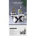 thumbnail image 3 of Watson Bathroom Accessories - Black and White Porcelain European Style Bathroom Accessory Set, 3 of 6