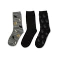 thumbnail image 5 of MeMoi Cats Galore Bamboo Blend Crew Sock 3 Pair Pack - Mens - Male, 5 of 7
