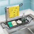thumbnail image 1 of Almacenamiento para fregadero de cocina, organizador de fregadero, escurridor de fregadero de acero inoxidable, soporte para esponja, accesorio de cocina, jabón o paños de cocina Paños de cocina, alma, 1 of 5