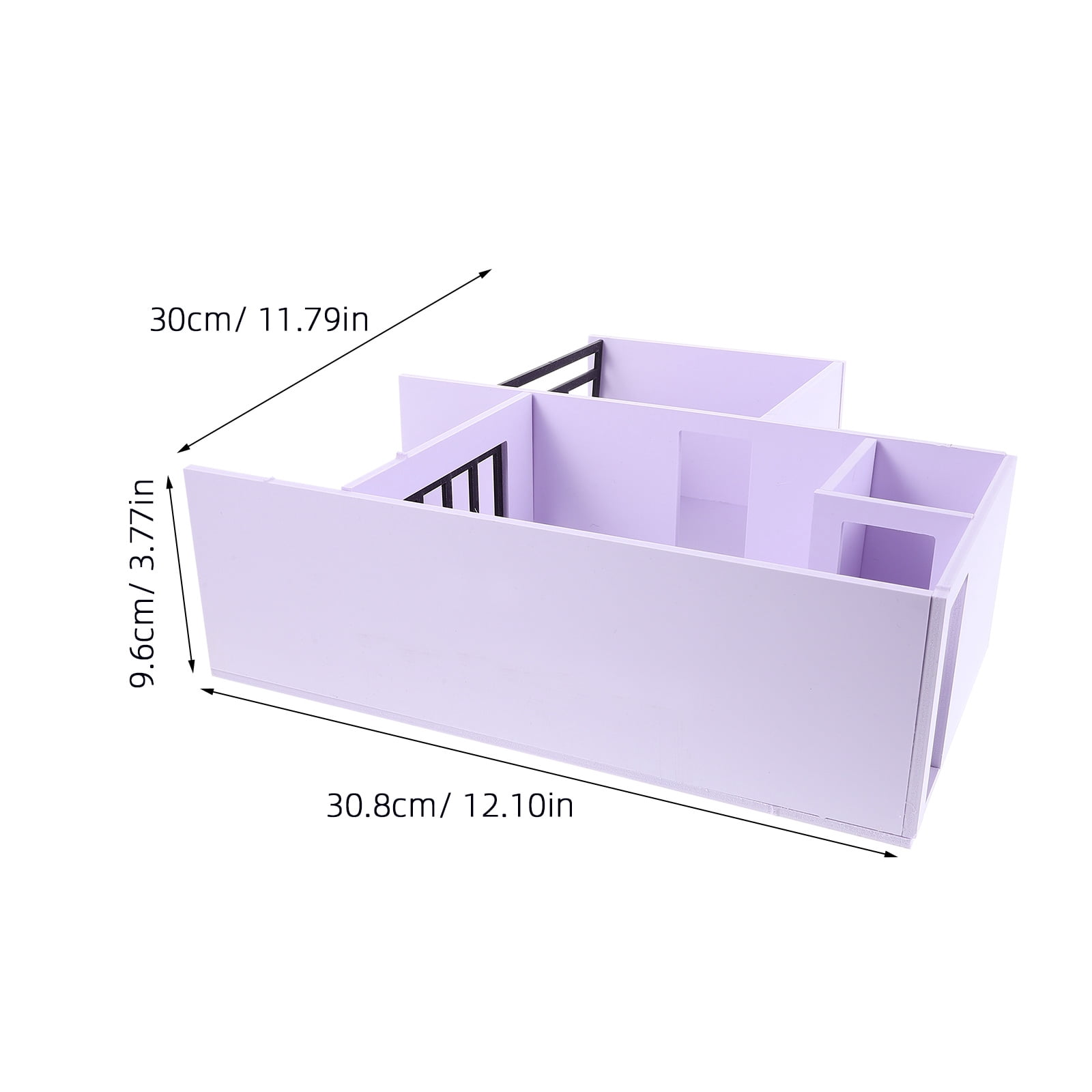 HONMEET 1/25 Scale Apartment Model Building Kit, White PVC Acrylic, Easy to Assemble for Family Fun and Projects