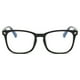 thumbnail image 3 of EeaseMX 2 monturas de gafas vintage creativas con protección contra la luz azul, monturas de gafas modernas (transparentes, negras), 3 of 8