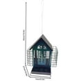 thumbnail image 6 of sruoe Bird Feeder, Hanging Bird Feeder Tray, Bird Houses Feeders Outdoor, Cardinal Bird Feeder, Hopper Feeder, Small Large Bowl Wild Bird Feeders for Garden Decor, Metal, 6 of 6