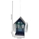 thumbnail image 5 of Comedero para Aves - Decoración de Comedero para Aves Colgante de Metal para Exteriores, Acero Inoxidable a Prueba de Óxido, Resistente a la Intemperie para Jardín Balcón Patio, Comedero para Vida, 5 of 6