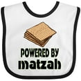 thumbnail image 3 of Inktastic Funny Passover Powered by Matzah Boys or Girls Baby Bib, 3 of 4