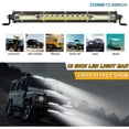 thumbnail image 4 of 2x Fit For Audi BMW Ford Hummer Hyundai LED Lighr Bar 12 Inch 78W Spot Flood Combo LED Work Light White Head Lamp, 4 of 10