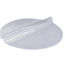 KFFKFF Transparent Table Protector, Circular 42 inch/1068 mm, 1.5 mm PVC Tablecloth, Water-Resistant Cover for Desks, Coffee & Dining Tables