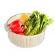 thumbnail image 5 of Colador de Cocina de Doble Capa, Colador de Cocina, Juego de Cesta de Dreneze de Doble Capa Con Cesta de Deneze Giratoria para Lavar Verduras, Escurrir Frutas, 5 of 7