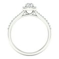 thumbnail image 3 of Imperial 1/2 Ct TDW Round Diamond Halo Engagement Ring in 10K White Gold (H-I, I2), 3 of 4
