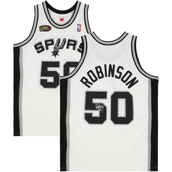David Robinson San Antonio Spurs Autographed White Mitchell & Ness 1998-1999 Authentic Jersey - Fanatics Authentic Certified