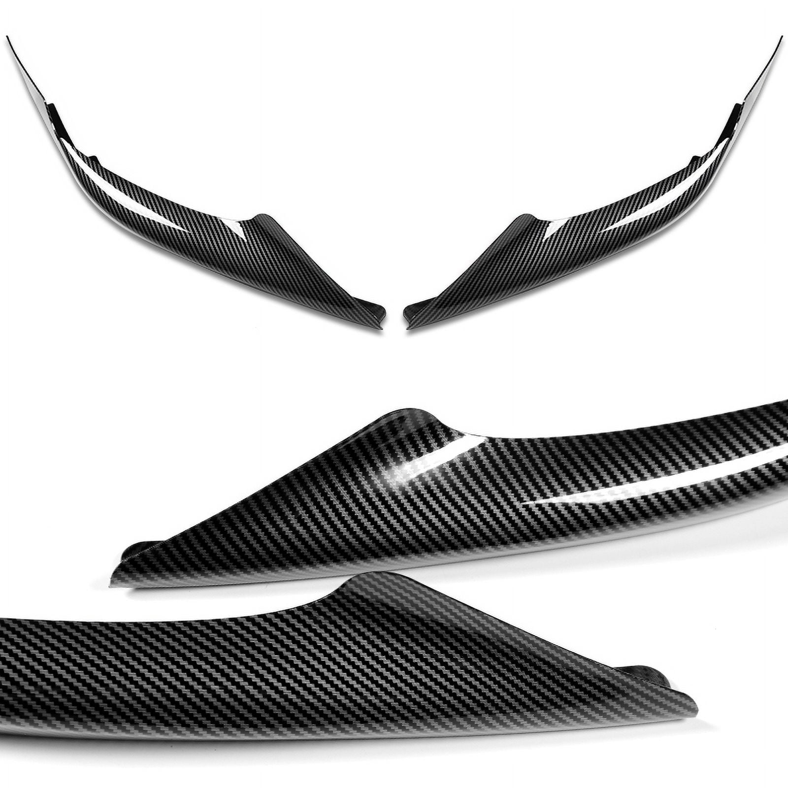 Stay Tuned Performance For 2017-2019 Toyota Corolla SE XSE Carbon Painted Front Bumper Side Aprons Lip