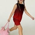 thumbnail image 5 of Grblisyd Outfits for Girls 10-12 Summer Gradient Print Tank Top and Biker Shorts 2 Piece Outfit Kids Cute Clothing Sets, 5 of 6