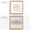 Natural Oak, variant on Picture Frame, Solid Oak Wood Picture Frame with Mat