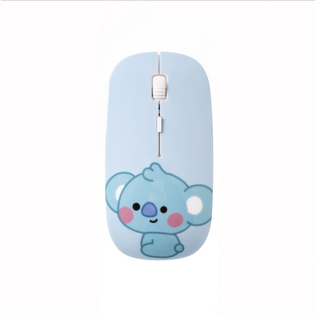 Mouse inalámbrico con Bluetooth Silencioso/Bts Bt21 Para Notebook/Pc ...