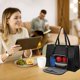 thumbnail image 2 of Yeshouse Bolsa de almuerzo para mujer, bolsos para portátil con compartimento isotérmico para alimentos, bolso de trabajo de cuero sintético de 16,5", fiambrera a prueba de fugas, 2 of 7