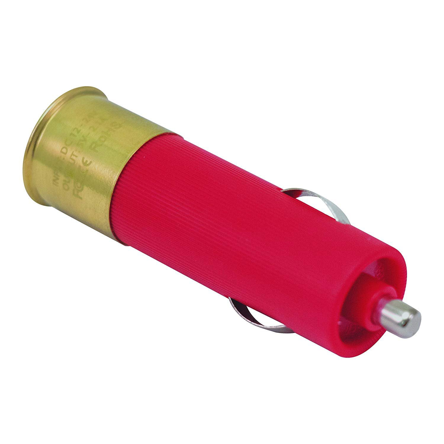 Red//Gold Advantus PWS51000-D 12 Gauge PowerShell USB Power Charger for Smartphones /& Tablets