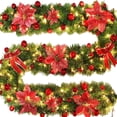 thumbnail image 1 of Guirnalda navideña Guirnalda de pino artificial Guirnaldas Decoraciones navideñas 8.9ft/2.7M Sailing Electrónica, 1 of 6