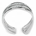 thumbnail image 2 of High polished (no plating) Stainless Steel Ring with AAA Grade CZ in Clear for Women Style DA047, 2 of 3